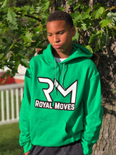 (Kelly Green) Black & White Royal Moves Unisex Hoodie