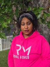 Pink with white (Breast Cancer Awareness print) Royal Moves Unisex Hoodie