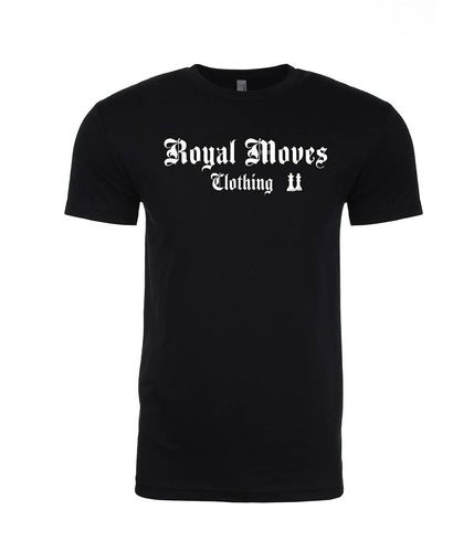 (Black) with white Royal Moves Unisex T-Shirt