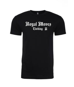 (Black) with white Royal Moves Unisex T-Shirt